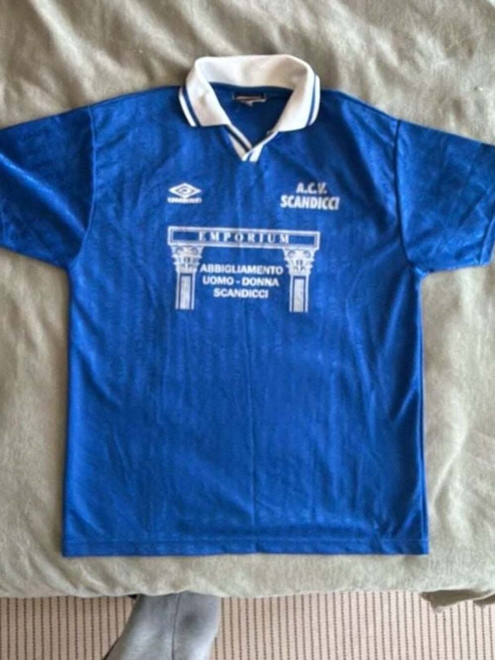 Vintage Umbro A.C.V. Scandicci Football Soccer Jersey Shirt Number 21